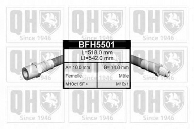 QUINTON HAZELL bfh5501 -  Тормозной шланг